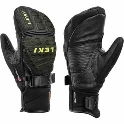 De gros 😀 LEKI MOUFLES RACE COACH C-TECH NOIR/JAUNE 23 Noir / Jaune 😀