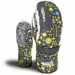 Remise 🥰 Moufles LEVEL KIDS MITT NOIR JAUNE 19 Noir / Jaune 😍