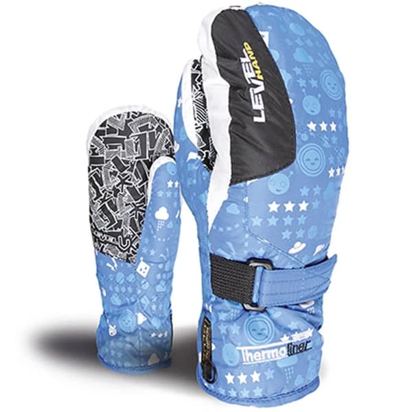Vente flash 👏 Moufles LEVEL KIDS MITT BLEU CLAIR 19 Bleu / Blanc / Noir 🧨