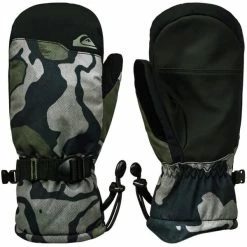 De gros 🌟 Moufles QUIKSILVER MISSION YOUTH MIT BLACK SIR EDWARDS 20 Vert / Noir 🥰