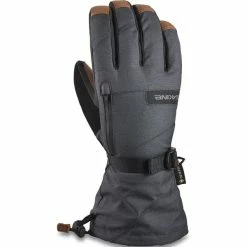 Coupon 💯 Gants De Ski DAKINE LEATHER TITAN GORE-TEX GLOVE CARBON 23 Gris 👍