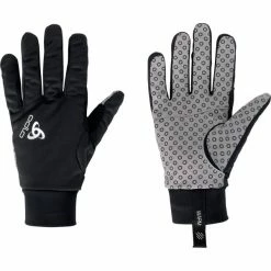 Coupon ✔️ Gants De Ski ODLO GANTS AEOLUS WARM BLACK 23 Gris / Noir 😍
