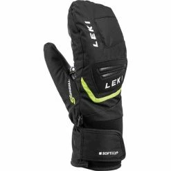 Coupon 🤩 LEKI MOUFLES WC JUNIOR NOIR/JAUNE 22 Noir ⌛