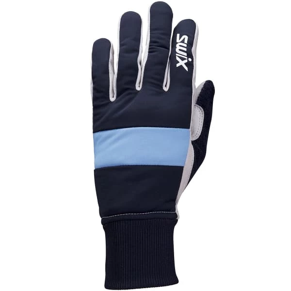 Grosses soldes 🔔 Gants De Ski SWIX CROSS GLOVE 👩 WOMEN DARK NAVY 22 Bleu ✨