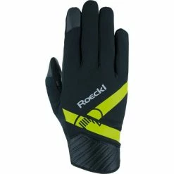 Meilleur prix ⭐ Gants De Ski ROECKL LIETO JR BLACK/YELLOW 22 Noir 😉