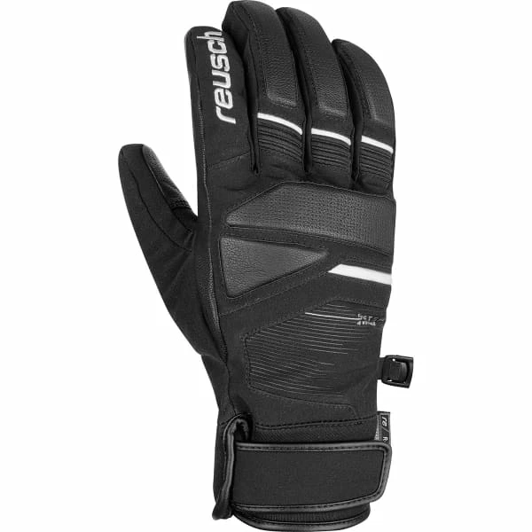Meilleure affaire ❤️ Gants De Ski REUSCH STORM R-TEX BLACK/WHITE 23 Noir / Blanc 👏 – Image 2