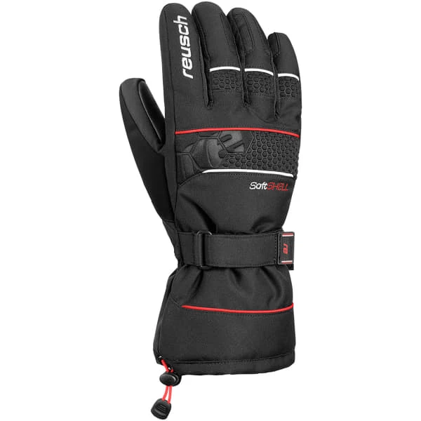 Promo ⌛ Gants De Ski REUSCH CONNOR R-TEX XT BLACK / FIRE RED 22 Noir 🧨 – Image 2