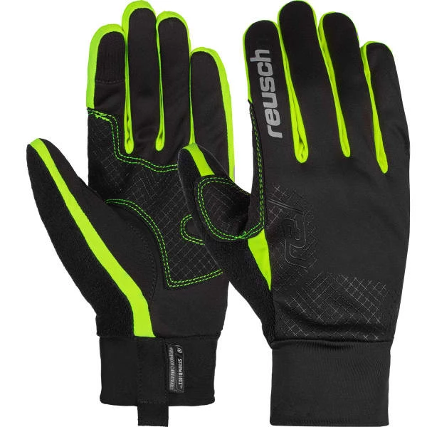Promo đ€© Gants De Ski REUSCH ARIEN STORMBLOXX BLACK/SAFETY YELLOW 22 Noir / Jaune đ