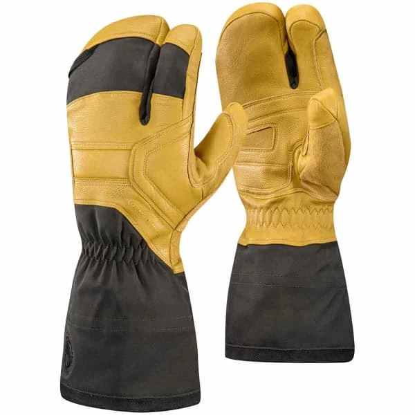 Meilleur prix đ Moufles BLACK DIAMOND GUIDE FINGER NATURAL 23 Noir / Jaune đ