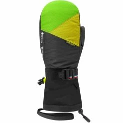 Offres 😉 Moufles RACER MIGA4 JR BLACK YELLOW 22 Noir / Vert / Jaune 🤩