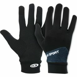 Nouveau 🎉 Gants Running BV SPORT LIGHT-RUN MIX BLUE 23 Noir 😀
