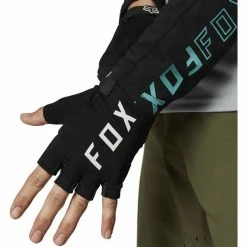 Offres ⭐ Gants Vélo FOX RANGER GLOVE GEL SHORT BLACK 23 Noir 😍