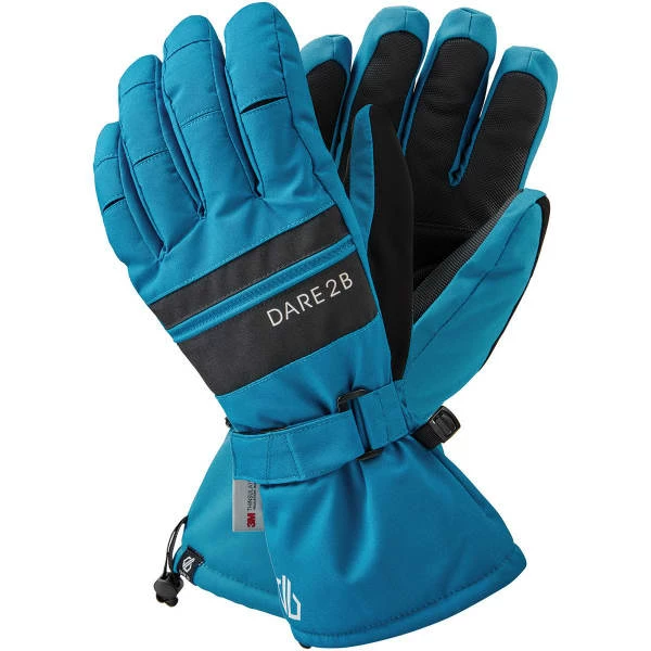 Sortie 🔔 Gants De Ski DARE 2B HOLD ON II GLOVE PETROL BLUE BLACK 21 Bleu / Noir 😉