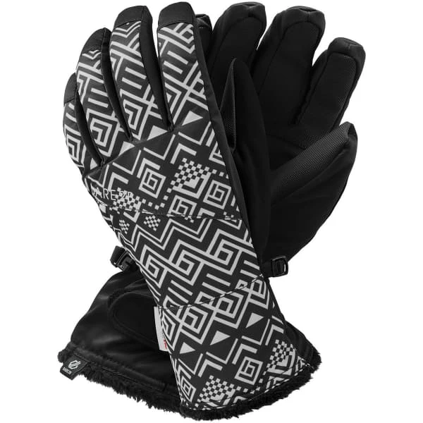 Meilleure vente đ Gants De Ski DARE 2B ICEBERG GLOVE BLACK / WHITE 21 Blanc / Noir đ