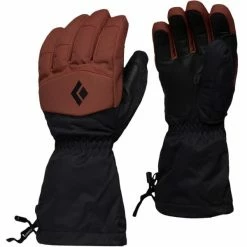 De gros 😍 Gants De Ski BLACK DIAMOND RECON GLOVES RED OXIDE 22 Marron / Noir 🔔
