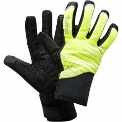Vente flash 🤩 Gants Vélo CRAFT GANTS VELO SHIELD 2.0 FLUMINO 20 Noir / Jaune 🧨