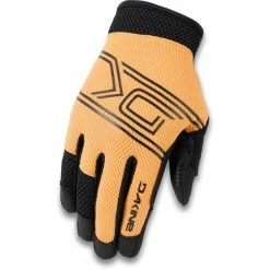 Vente flash 🎉 Gants Vélo DAKINE 👩 WOMEN'S COVERT GLOVE GOLDEN GLOW 20 Jaune / Noir 🥰