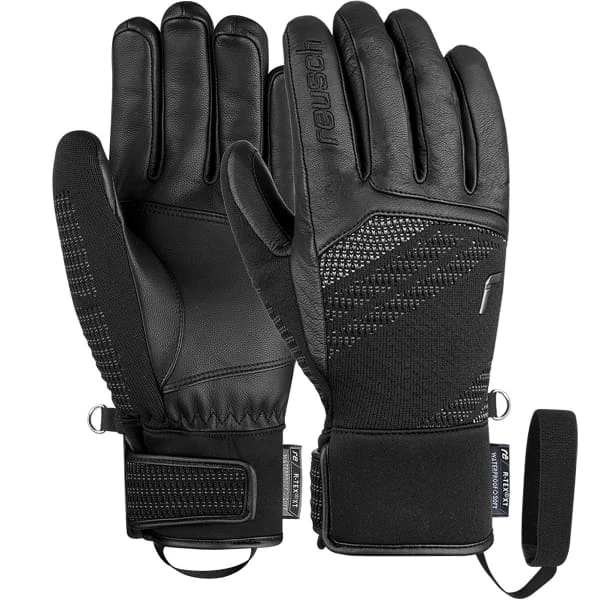 Vente flash 😀 Gants De Ski REUSCH RE KNIT ECLIPSE R-TEX XT BLACK 22 Noir 😀 – Image 3