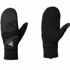 Bon marché 🔔 Gants Running ODLO GLOVES INTENSITY COVER SAFETY LIGHT BLACK 23 Noir 💯