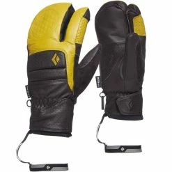 Tout neuf 🧨 Moufles BLACK DIAMOND W SPARK ANGEL FINGER BORDEAUX-SULPHUR23 Rouge / Noir / Jaune 🌟