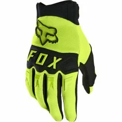 Grosses soldes đ„° Gants VĂ©lo FOX DIRTPAW GLOVE FLUO YELLOW 23 Noir / Jaune đ