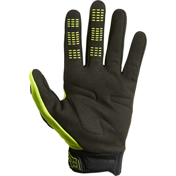 Grosses soldes 🥰 Gants Vélo FOX DIRTPAW GLOVE FLUO YELLOW 23 Noir / Jaune 🎉 – Image 2