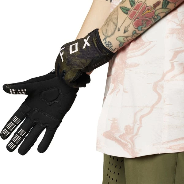 Acheter ❤️ Gants Vélo FOX W RANGER GLOVE GEL OLIVE GREEN 22 Noir / Vert 🌟 – Image 4