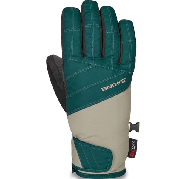 Nouveau đ€© Gants De Ski DAKINE SIENNA GLOVE DEEP TEAL / STONE 21 Noir / Vert / Beige đ„