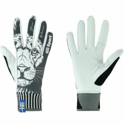 Remise 👍 Gants De Ski LILL-SPORT LEGEND SLIM STINA LION 22 Blanc / Gris 😍